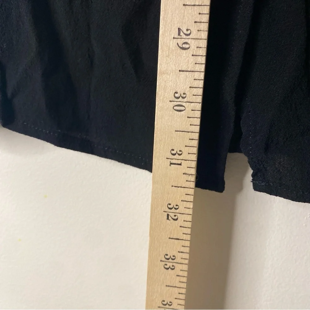 Madewell Black Maxi Wrap Skirt Size Small Classic Minimalist Office Goth‎ Grunge